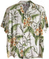 RJC Mens Yellow Plumeria Garden Rayon Shirt