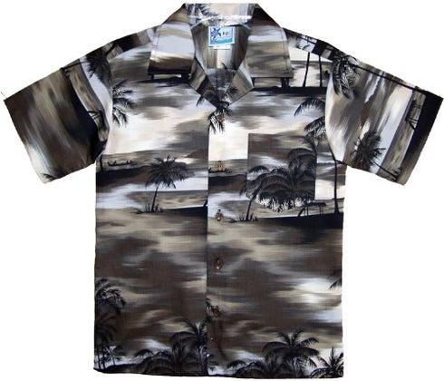 RJC Boy's Night Time Surf Hawaiian Shirt