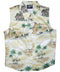 Polynesian Island Women's Fitted Sleeveless Aloha Blouse - Plus Size