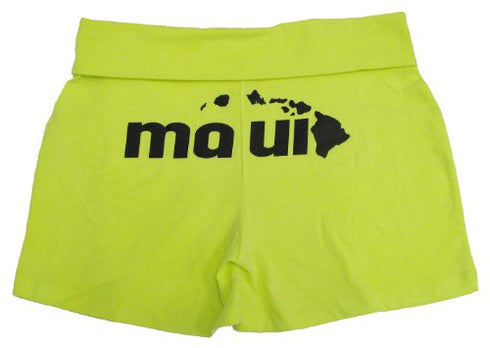 Women's Maui Butt Foldover Waistband Low Rise Yoga Short