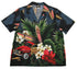 Tropical Surfboard Woodie Women's Hawaiian Camp Shirt