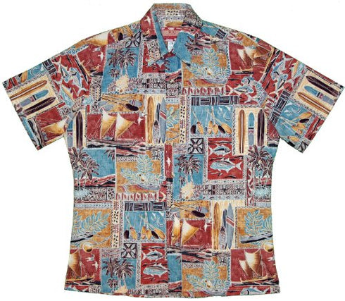 RJC Mens Polynesian Life Cycle Reverse Shirt
