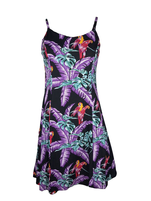 Jungle Bird Women's Princess Seam Flared Hawaiian Dress