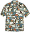 RJC Mens Hibiscus Fighter Airplane Shirt