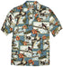 RJC Mens Hibiscus Fighter Airplane Shirt