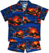 Kilauea Big Island Volcano Boy's 2pc Cabana Set