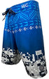 Hawaiian Island Creations (HIC) 20" Digital Coast 8 Way Stretch Boardshorts