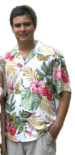 RJC Mens Exotic Garden Rayon Shirt