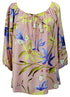RJC Womens Dream Garden Peasant Blouse
