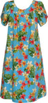 RJC Women's Colorful Plumeria Muumuu Dress