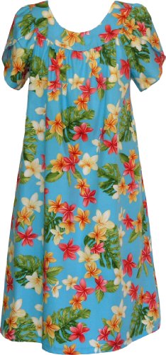 RJC Women's Colorful Plumeria Muumuu Dress
