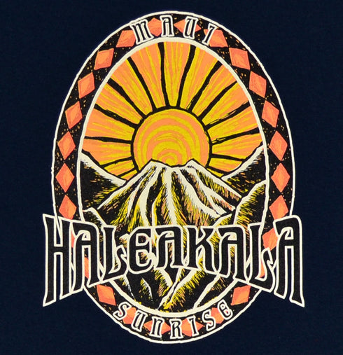 Maui Haleakala Screenprinted Hawaiian T-Shirt