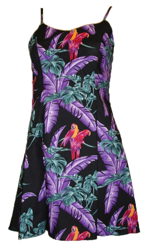 Jungle Bird Women's Princess Seam Flared Hawaiian Dress (Petite Size)