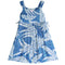 Hala Pineapples Hawaiian Side Tie Double Elastic Girls Strap Dress
