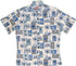RJC Mens Polynesian Tiki Ocean Fish Reverse Shirt