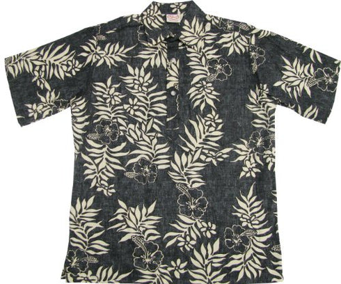 Go Barefoot Mens Mini Tahitian Pullover Reverse Cotton Shirt