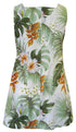 Hibiscus Heliconia Women's A-Line Hawaiian Short Tank Dress