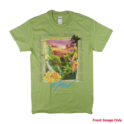 Maui Destinations Screenprinted Hawaiian T-Shirt