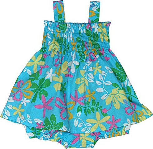 RJC Girls Hibiscus Natal Plum Bungee Tube Top 2pc Set