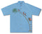 Bamboo Cay Mens Flying Santa on a Tree Embroidered Shirt