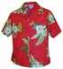 Pacific Legend Womens S to XXL Tropical Hibiscus Camp Shirt