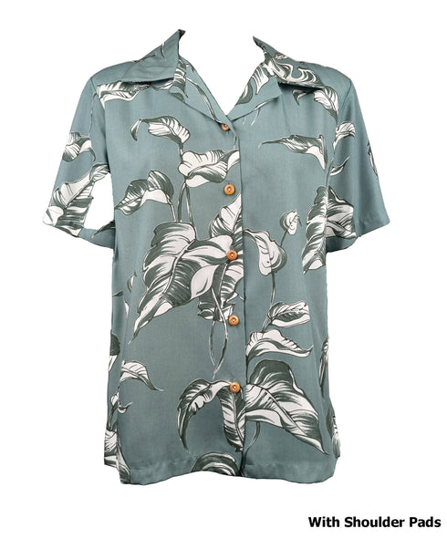 Lau Lau Women's Hawaiian Camp Shirt