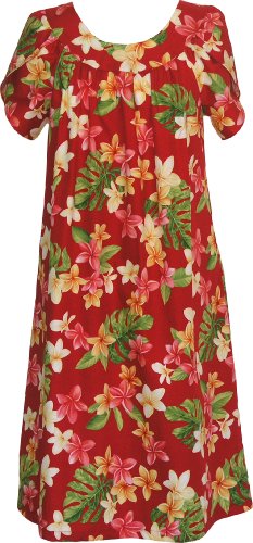 RJC Women's Colorful Plumeria Muumuu Dress