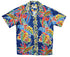 Pineapple Juice Mens Bird of Paradise Monstera Panel Shirt