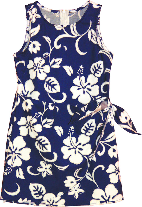 RJC Girls Classic Hibiscus Sarong Dress
