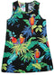 RJC Girl's Jungle Parrot Hawaiian Dress