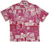 RJC Mens Bold Hawaiian Leaf Reverse Shirt