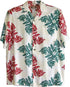 RJC Mens Hawaiian Christmas Snowflake Rayon Shirt
