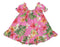 RJC Baby Girls Plumeria Sunshine Puff Sleeve Hawaiian 2pc Dress Set