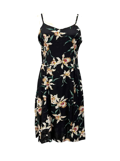 Star Orchid Women's Princess Seam Flared Hawaiian Dress