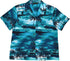 Night Time Surf Women's Hawaiian Camp Shirt