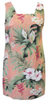 Hibiscus Heliconia Women's A-Line Hawaiian Short Tank Dress