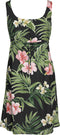 Pale Hibiscus Orchid Women's Empire Tie Front Hawaiian Dress (Generous Fit)