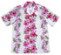 Two Palms Men's Plumeria Hibiscus Panel Aloha Shirt