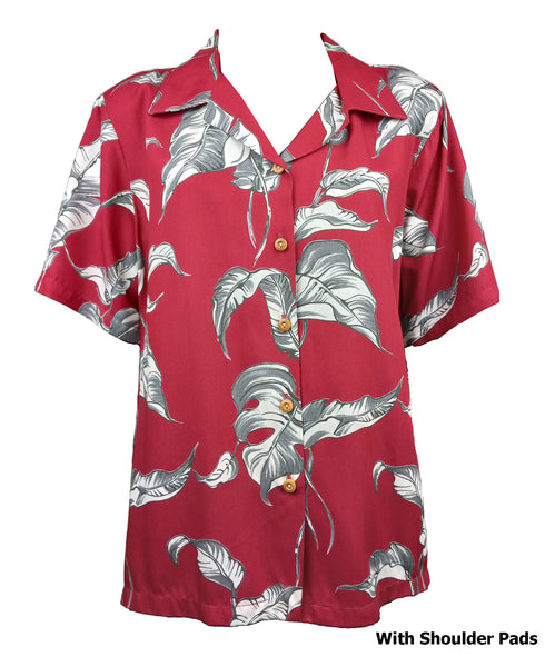 Lau Lau Women's Hawaiian Camp Shirt