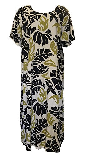 RJC Bold Banana Leaf Plus Size Womens Evening Dress