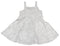 RJC Girls Classic Hibiscus Empire Bow Flare Wedding White Sundress