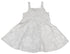 RJC Girls Classic Hibiscus Empire Bow Flare Wedding White Sundress