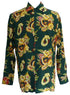 Pineapple Juice Mens Ukulele Lei Long Sleeve Vintage Shirt