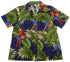 Parrot Monstera Women's Hawaiian Camp Shirt