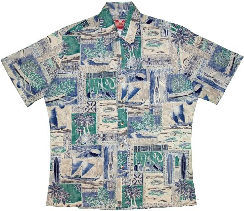 RJC Mens Polynesian Life Cycle Reverse Shirt