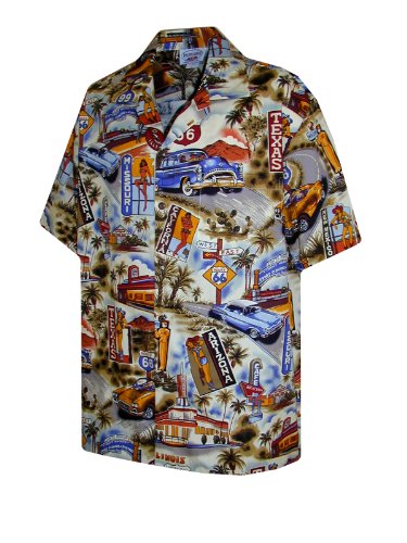 Pacific Legend Mens M to 4X Route RT 66 Shirt