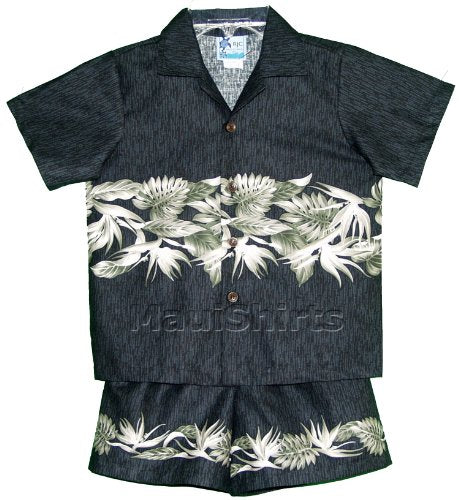 RJC Boys 6 Months to 7 Toddler Bird of Paradise Monstera 2pc Set