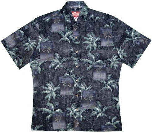 RJC Mens Tapa Palm Reverse Shirt