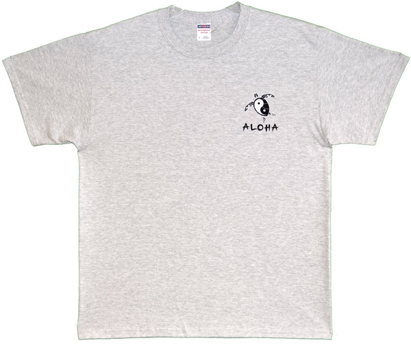 Ying Yang Turtle Screenprinted Hawaiian T-Shirt