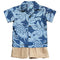 Hala Pineapples Hawaiian Aloha Boys 2pc Cabana Set